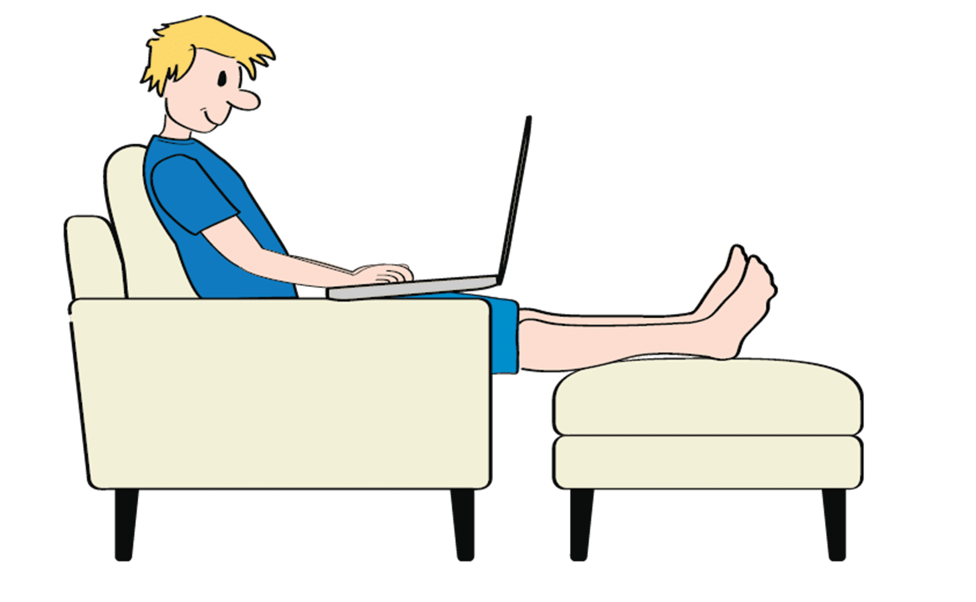 Homeoffice präventive Gesundheitsförderung am Arbeitsplatz